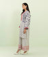 Women's Pret Cotton Viscose Embroidered White Straight Shirt
